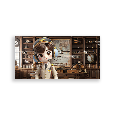 Painel Retangular - Aviador - Sublimado 3D