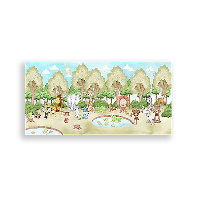 Painel Retangular - Bosque - Sublimado 3D