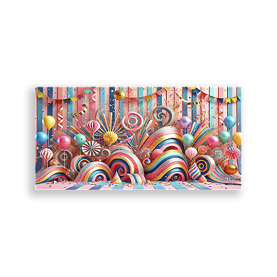 Painel Retangular - Carnaval - Sublimado 3D
