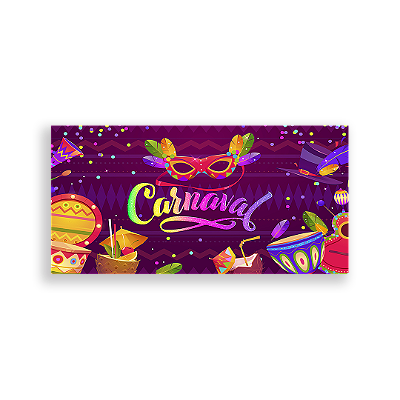 Painel Retangular - Carnaval - Sublimado 3D