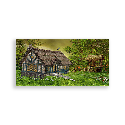 Painel Retangular - Casas - Sublimado 3D