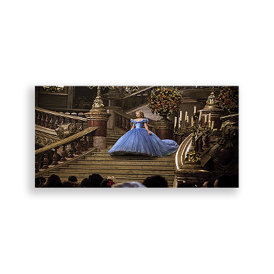 Painel Retangular - Cinderella Filme - Sublimado 3D