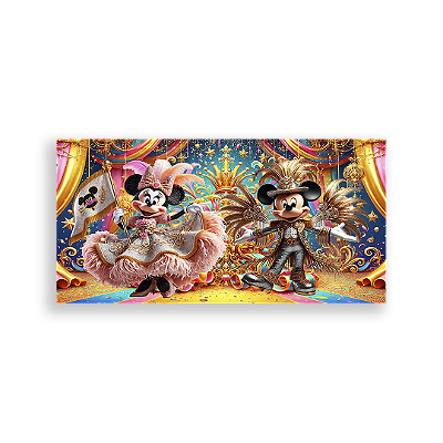 Painel Retangular - Disney Carnaval - Sublimado 3D