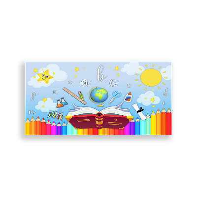 Painel Retangular - Escola Formatura - Sublimado 3D