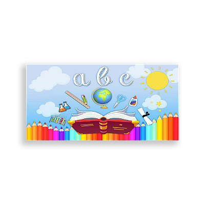 Painel Retangular - Escola Formatura - Sublimado 3D