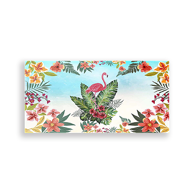 Painel Retangular - Flamingos - Sublimado 3D