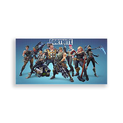 Painel Retangular - Fortnite - Sublimado 3D