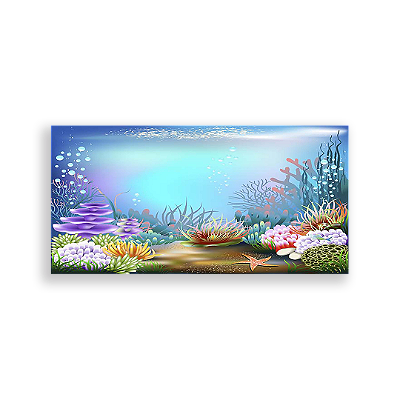 Painel Retangular - Fundo Do Mar - Sublimado 3D