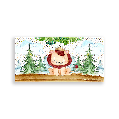 Painel Retangular - Leão - Sublimado 3D