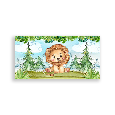 Painel Retangular - Leão - Sublimado 3D