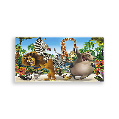 Painel Retangular - Madagascar - Sublimado 3D