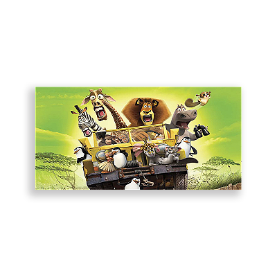 Painel Retangular - Madagascar - Sublimado 3D