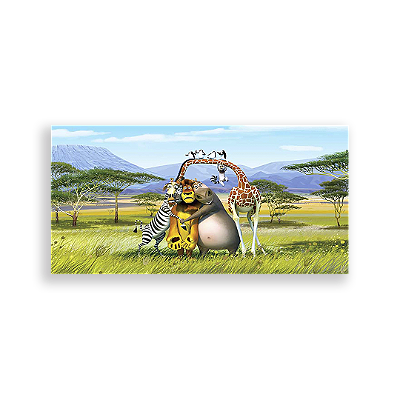 Painel Retangular - Madagascar - Sublimado 3D