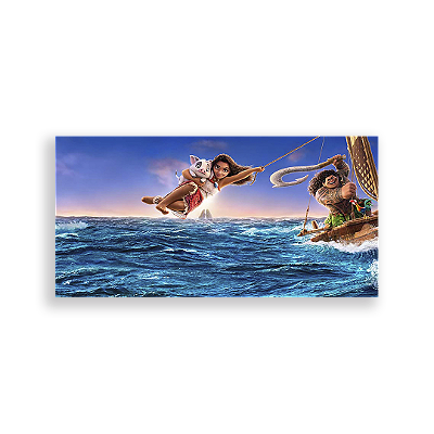 Painel Retangular - Moana - Sublimado 3D
