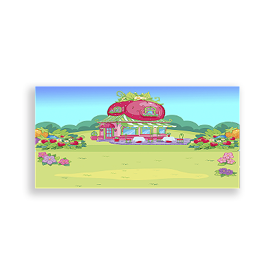 Painel Retangular - Moranguinho - Sublimado 3D