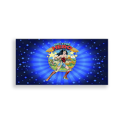 Painel Retangular - Mulher Maravilha - Sublimado 3D