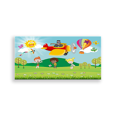 Painel Retangular - Mundo Bita - Sublimado 3D