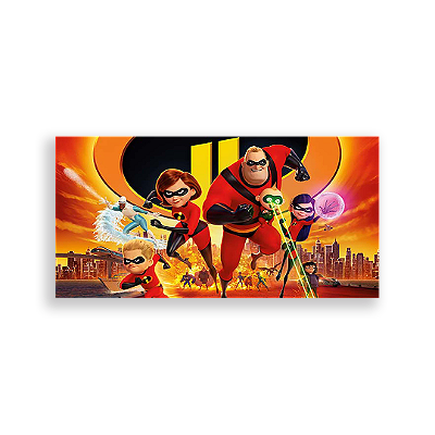 Painel Retangular - Os Incriveis - Sublimado 3D