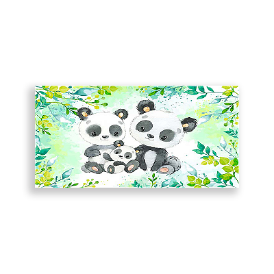 Painel Retangular - Pandas - Sublimado 3D
