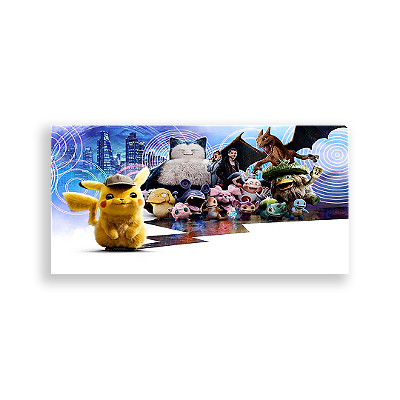 Painel Retangular - Pokemon - Sublimado 3D