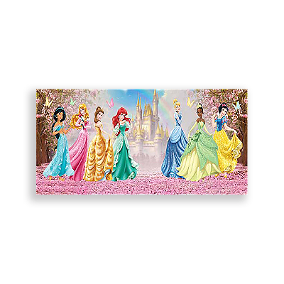 Painel Retangular - Princesas Disney - Sublimado 3D