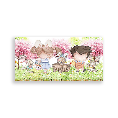 Painel Retangular - Páscoa - Sublimado 3D