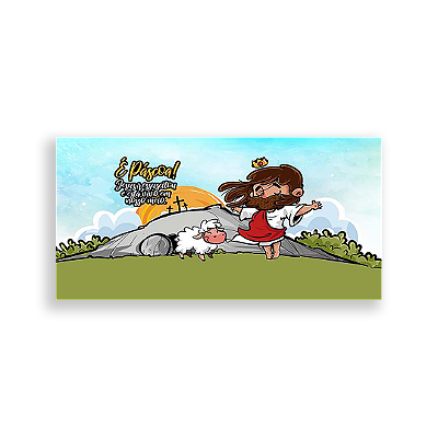 Painel Retangular - Páscoa - Sublimado 3D