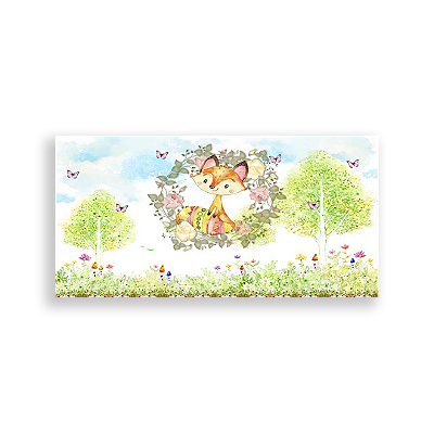 Painel Retangular - Raposa - Sublimado 3D