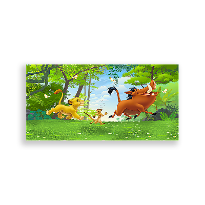 Painel Retangular - Rei Leão - Sublimado 3D