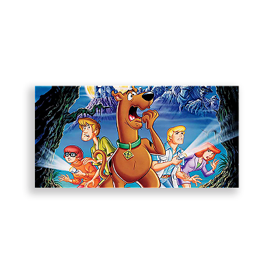 Painel Retangular - Scooby Doo - Sublimado 3D