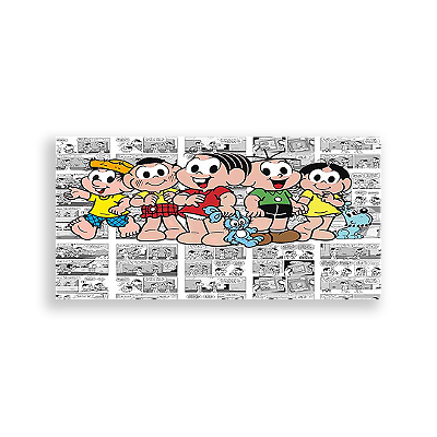 Painel Retangular - Turma Da Mônica - Sublimado 3D