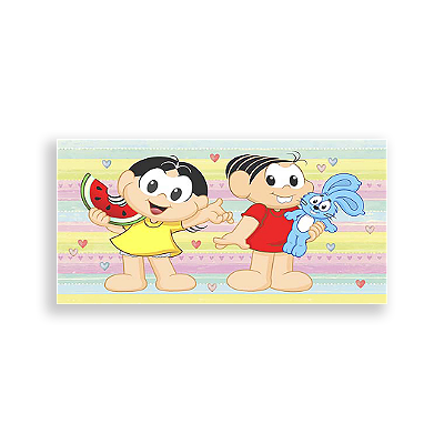Painel Retangular - Turma Da Mônica - Sublimado 3D