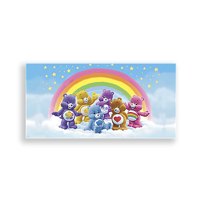 Painel Retangular - Ursinhos Carinhosos - Sublimado 3D