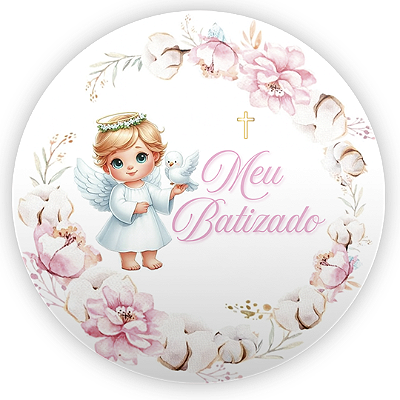 Mini Painel - Batizado - Sublimado 3D