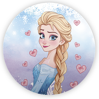 Mini Painel - Frozen - Sublimado 3D
