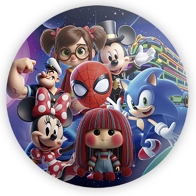 Mini Painel - Carreta Furacão - Sublimado 3D