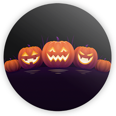 Mini Painel - Dia das Bruxas Halloween - Sublimado 3D