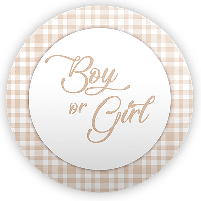 Mini Painel - Revelação - Sublimado 3D