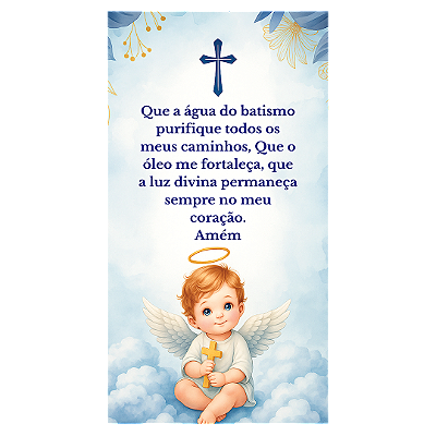 Faixa Lateral - Batizado - Sublimado 3D