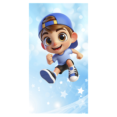 Faixa Lateral - Luccas Neto - Sublimado 3D