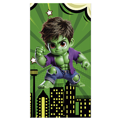 Faixa Lateral - Hulk - Sublimado 3D