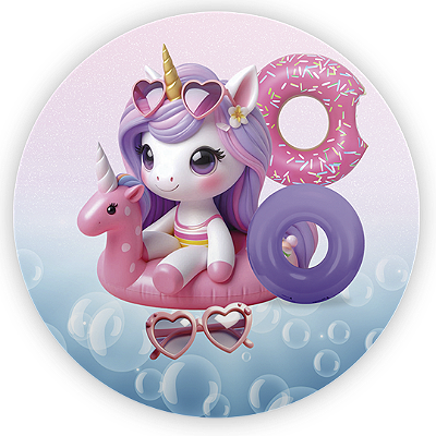 Mini Painel - Unicórnio - Sublimado 3D