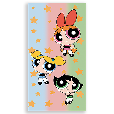 Faixa Lateral - As Meninas Super Poderosas  - Sublimado 3D