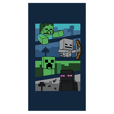 Faixa Lateral - Minecraft - Sublimado 3D