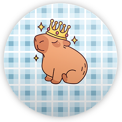 Mini Painel - Capivara - Sublimado 3D