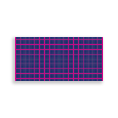 Painel Retangular Sublimado 3D - Anos 80