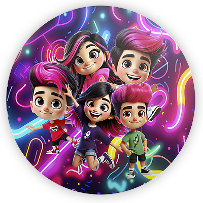 Mini Painel Sublimado 3D - Os Rosas