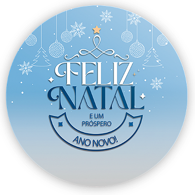 Mini Painel Sublimado 3D - Natal