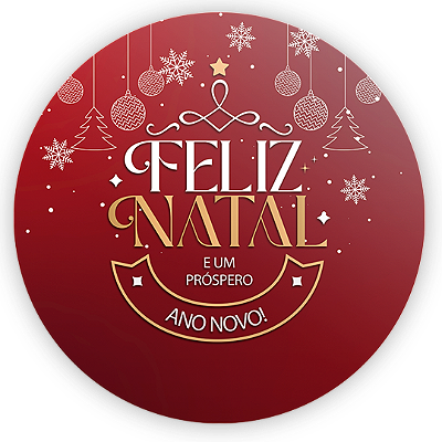 Mini Painel Sublimado 3D - Natal