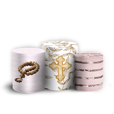 Trio Cilindro Sublimado 3D - Nossa Senhora